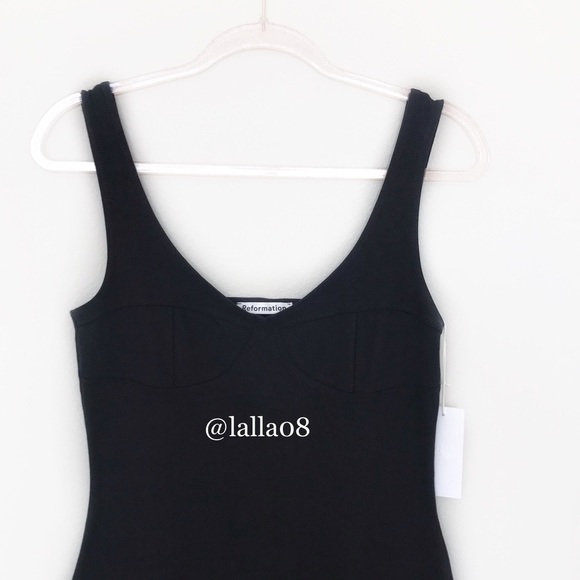 Reformation Braun dress black - Picture 6 of 12